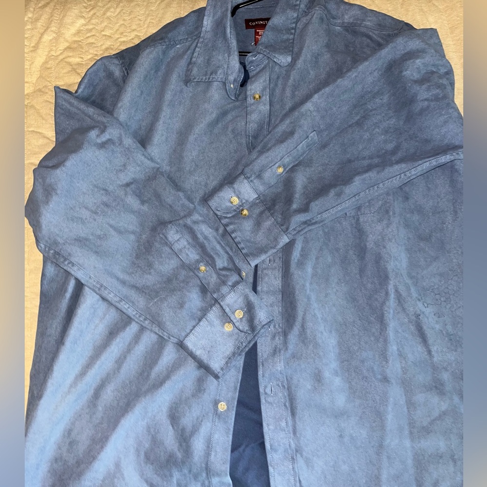 Polyester Button Up